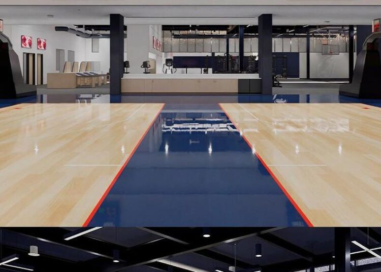 Pacers Sports & Entertainment released renderings of the Indiana Fever practice facility being built across from Gainbridge Fieldhouse.