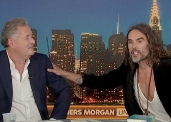 Piers Morgan Says Russell Brand Was Inappropriately Tactile