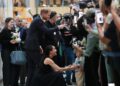 Britain's Prince Harry and Meghan Markle