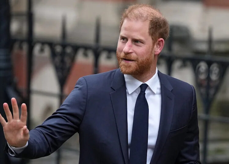Prince Harry in London for court