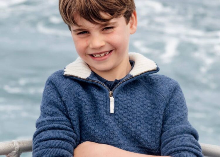 Prince Louis Birthday Photo
