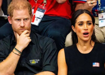 In a 2021 interview with Oprah Winfrey, Meghan Markle said she and Prince Harry were told their son would not be a prince or receive security, meaning the first person of color in the family would not being titled the same way as other royal grandchildren. By: MEGA