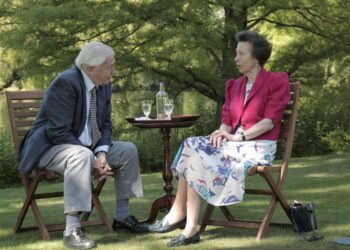 Princess Anne has paid tribute to Sir David Attenborough ahead of his 100th birthday