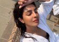 Priyanka Chopra Delivers a Daring Poolside Look in Strapless Bikini Amid Filming