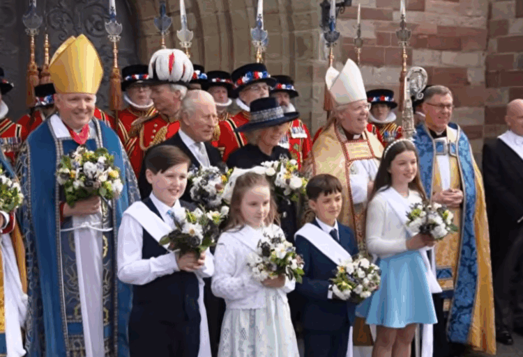 Queen Camilla and King Charles both just received the same gift