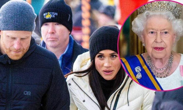 Queen Elizabeth stayed in contact with Meghan Markle and Prince Harry after their 2020 royal exit.MEGA