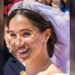 Queen Mary’s Diamond Bandeau Tiara, which was crafted from diamonds and platinum in 1932, was bequeathed to Queen Elizabeth II in 1953. By: MEGA