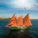 The Schooner Aurora offers summertime sails out of Goat Island Marina in Newport.