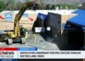 Reno Pro Soccer begins demolition for new stadium project at former Jones West Ford site | Local News