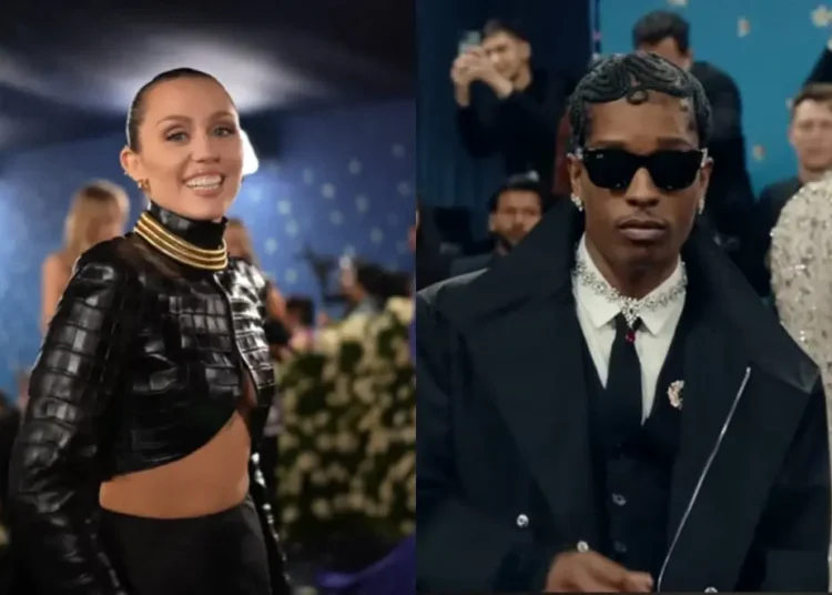 Miley Cyrus, A$AP Rocky at the 2025 Met Gala