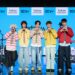 K-pop boy band hrtz.wav is seen in this photo provided by Kakao Entertainment. (PHOTO NOT FOR SALE) (Yonhap)