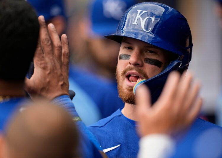 Rookie catcher Carter Jensen gets scratched from Royals’ starting lineup after oversleeping