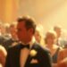 An extremely abstracted, out-of-focus photograph shot through condensation or rain-streaked glass, composed of soft pools of warm color and light depicting a blurred crowd of people in formal attire, conceptually representing the global reach and influence of the world's royal families.