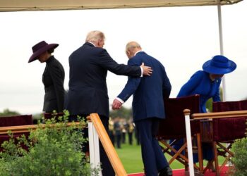 President Donald Trump and King Charles