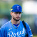 Kansas City Royals catcher Carter Jensen (22)© Mark J&period; Rebilas-Imagn Images