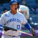 Royals bats as cold as the Cleveland air, Royals lose 2-1