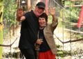 Ed Bye and Ruby Wax as Ruby left I'm a Celebrity... Get Me Out of Here!