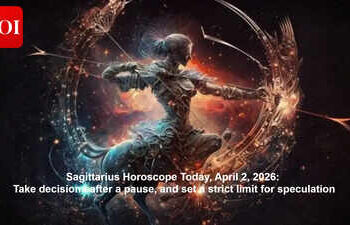 Sagittarius Horoscope Today, April 2, 2026: Take decisions after a pause, and set a strict limit for speculation