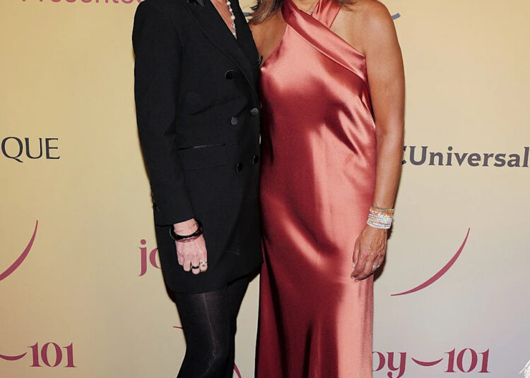 Savannah Guthrie, left, and Hoda Kotb attend Kotb's Joy 101 launch event at Current at Chelsea Piers in New York City on May 28, 2025.