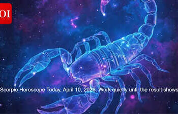 Scorpio Horoscope Today, April 10, 2026: Work quietly until the result shows