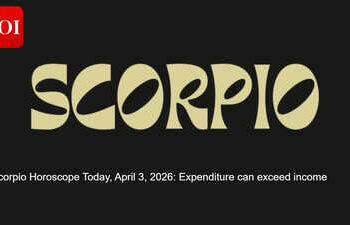 Scorpio Horoscope Today, April 3, 2026: Expenditure can exceed income