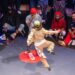“Passion” flies towards “Sweetface” in their first round battle in the Red Bull Dance Your Style Midwest Regional Qualifier, on Saturday, April 25, 2026, at the Kauffman Center for the Performing Arts.