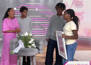 Today Host Sheinelle Jones' 3 Kids Surprise Her on Set