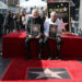 Sid Krofft, left, and Marty Kroff pose together during their Hollywood Walk of Fame ceremony on Feb. 13, 2020, in Hollywood, California.