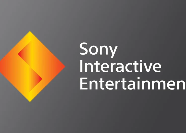 Sony Interactive Entertainment logo on a grey background