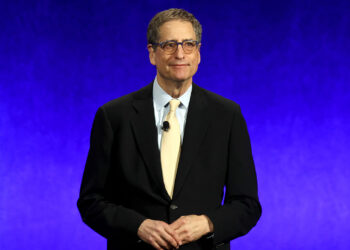 Sony Pictures Entertainment Chairman and CEO Tom Rothman speaks onstage during the Sony Pictures Entertainment presentation during CinemaCon, the official convention of Cinema United, at The Colosseum at Caesars Palace on March 31, 2025 in Las Vegas, Nevada.