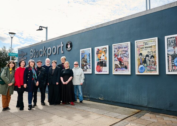 Stockport station unveils new artwork celebrating town’s music history