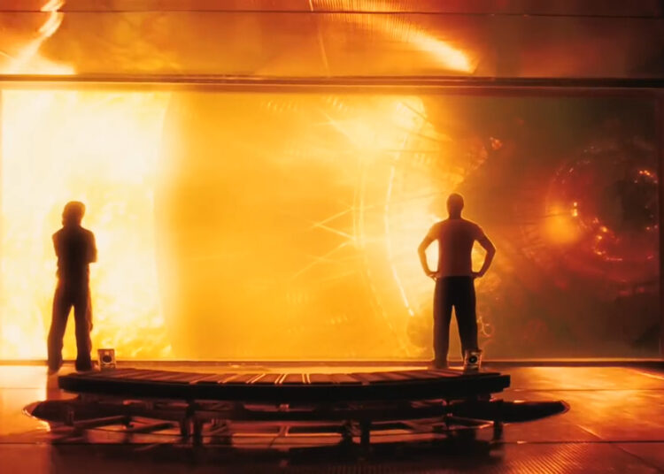 Screenshot from the 2007 sci-fi movie "Sunshine"
