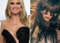 Heidi Klum in March 2025, and in a wig at Coachella in April 2026. / Jeenah Moon/Reuters;Instagram/Heidi Klum