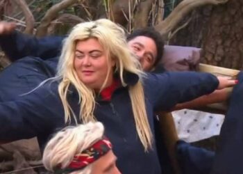 Gemma Collins and Adam Thomas in I'm A Celebrity... South Africa