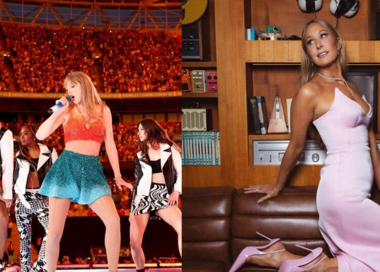 Taylor Swift dancers 'break away' and join Nikki Glaser in American Idol