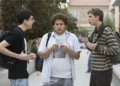 Michael+Cera,+Jonah+Hill,+and+Christopher+Mintz-Plasse+in+Superbad+(2007)