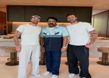 The Chainsmokers meet Mohanlal in Dallas ahead of show