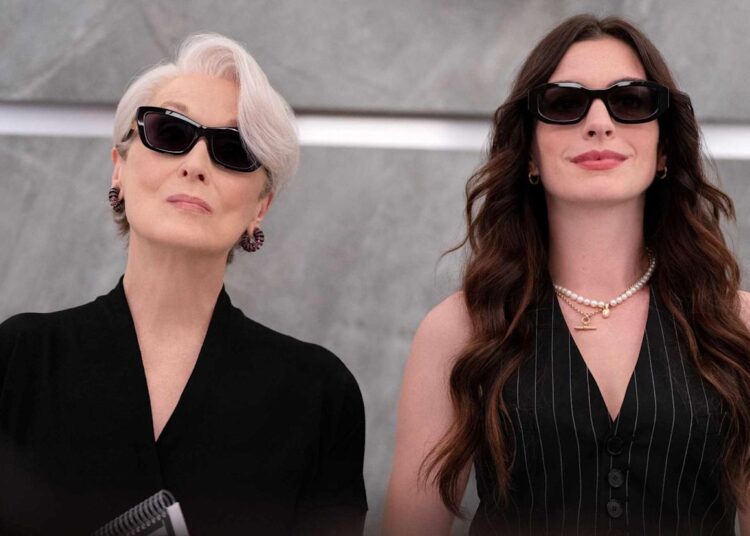 Meryl Streep as Miranda Priestly and Anne Hathaway as Andie Sachs in 'The Devil Wears Prada 2'Credit: Macall Polay/20th Century Studios