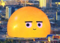 One of the many looks of the Sphere in Las Vegas. (KLAS)