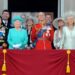 The royal family stands on the balcony during Trooping the Colour in 2008. By: Anwar Hussein/MEGA