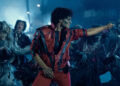 Jaafar Jackson re-creates part of the "Thriller" music video in Michael.