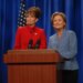 Tina Fey impersonating former Alaska Gov. Sarah Palin, opposite Amy Poehler as Hillary Clinton, during a 2008 episode of "Saturday Night Live."