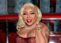 ATLANTA, GEORGIA - JULY 14: Tameka "Tiny" Harris attends RED HOT Fifty Birthday Celebration For Tameka "Tiny" Harris on July 14, 2025 in Atlanta, Georgia.