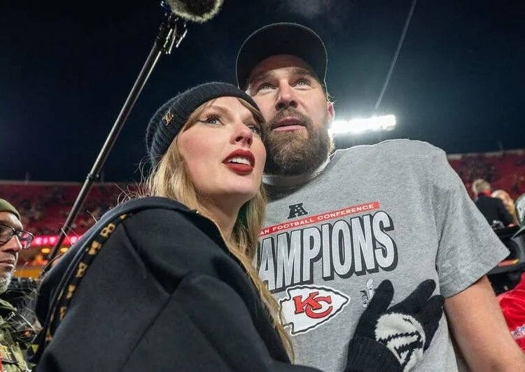 June 23, 2025: Fans today are remembering the day one year ago when Taylor Swift and Travis Kelce surprised her Eras Tour crowd in London when he joined her on stage. – ZUMAm67_ 20250623_zaf_m67_028 Copyright: xEmilyxCurielx