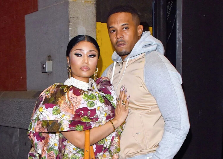 Nicki Minaj with husband Kenneth Petty in New York City in 2020Credit: Robert Kamau/GC Images