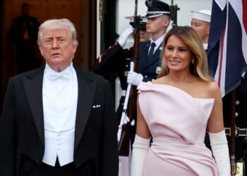 Donald Trump made an adjustment to his outfit