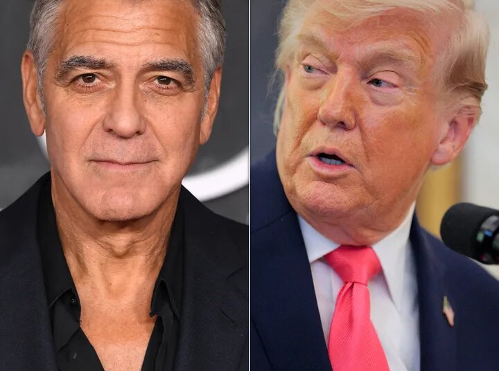 George Clooney's Democratic politics have made him a frequent target of President Donald Trump's social media attacks.
