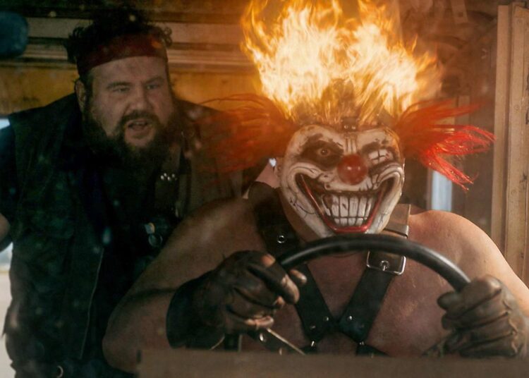 Mike Mitchell as Stu and Joe Seanoa as Sweet Tooth on 'Twisted Metal'Credit: PEACOCK