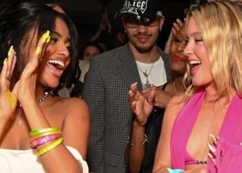 Tyla & Zara Larsson Tease New Music in Matching Stringy Bikini Tops