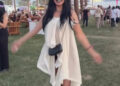 Heidi Klum went incognito in a black wig at the 2026 Coachella music festival on Saturday. heidiklum/instagram
